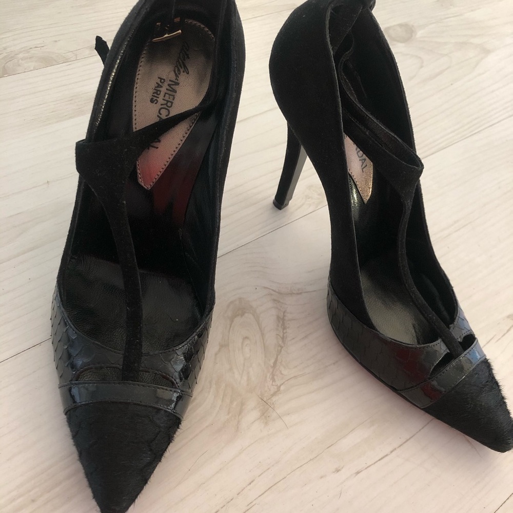 Mercadal Paris Shoes Balck Leather